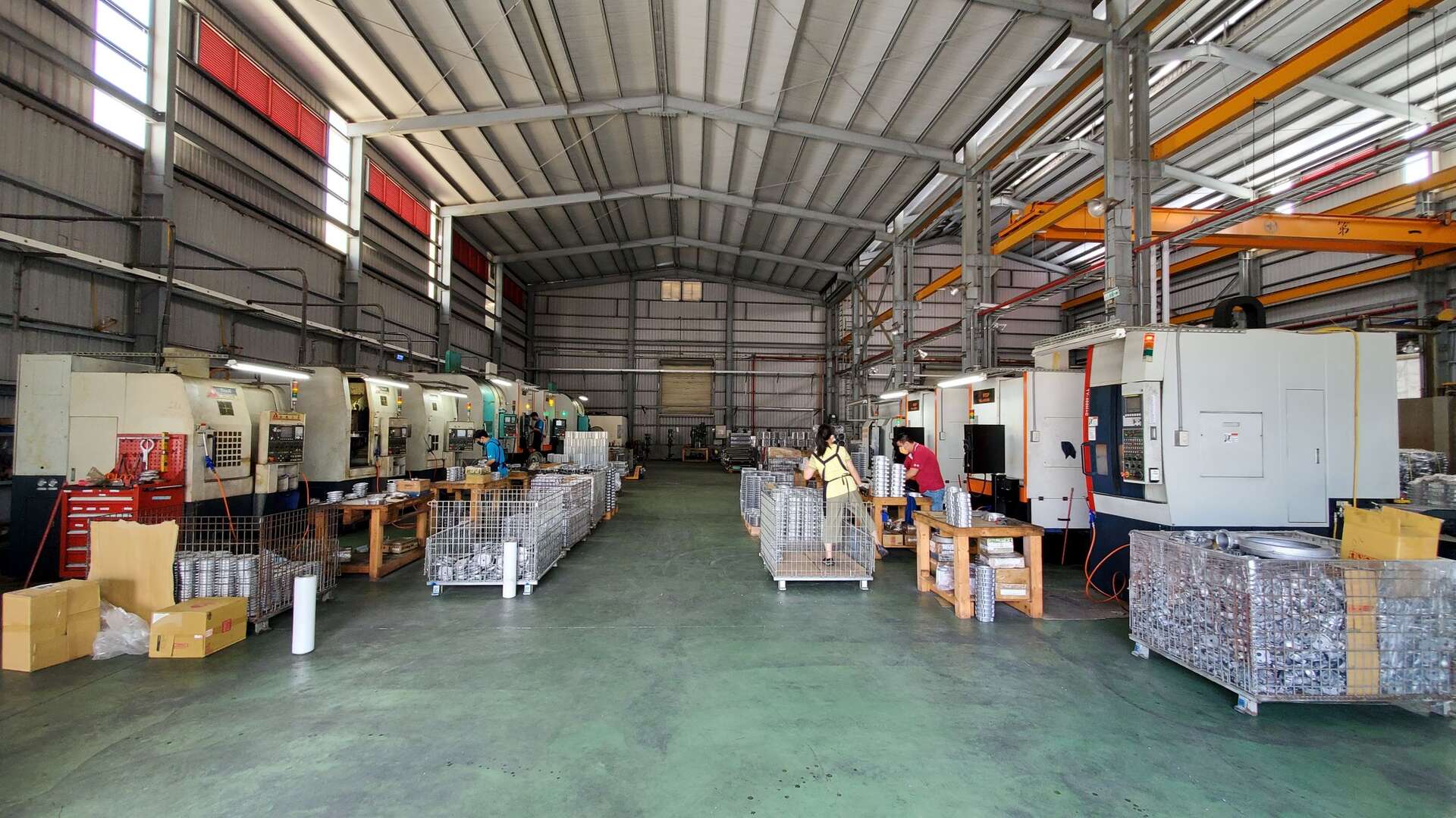 CNC processing area